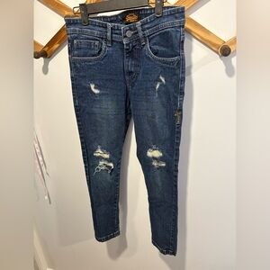 SUPERDRY VINTAGE DISTRESSED SKINNY JEANS - Woman’s 30
